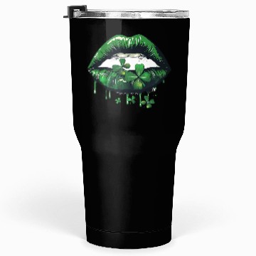 Discover St Patrick Irish Green Lips Tumblers 30 Oz