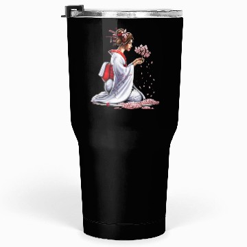 Discover Japanese Samurai Girl Tumblers 30 Oz