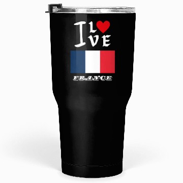 Discover I Love France Tumblers 30 Oz