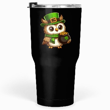 Discover Golden Owl St. Patrick's Day Tumblers 30 Oz