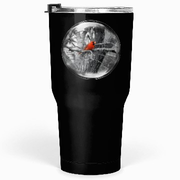 Discover Life in a Bubble Collection -Contrasting Cardinal Tumblers 30 Oz