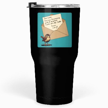 Discover Cute Little Angry Bird Design Tumblers 30 Oz