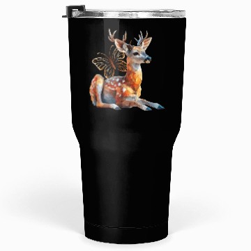 Discover Deer Butterfly Tumblers 30 Oz