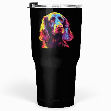Discover Watercolor Colorful Field Spaniel Tumblers 30 Oz