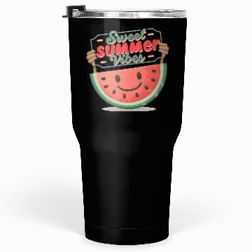 Discover "Summer Joy: Smiling Watermelon" Tumblers 30 Oz