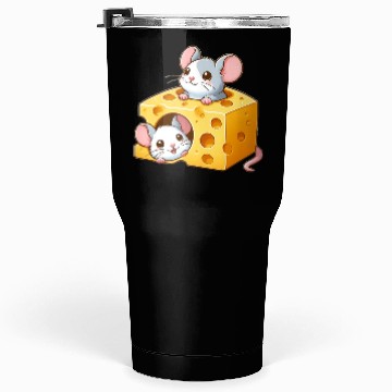 Discover Cheese Dwelling Mice Tumblers 30 Oz