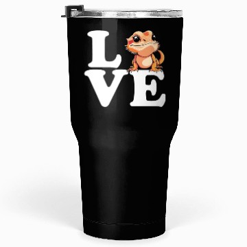 Discover I love bearded dragon, reptile bearded Tumblers 30 Oz