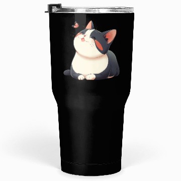 Discover Kawaii Cat and Butterfly Tumblers 30 Oz
