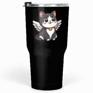 Discover Kawaii Cat Angel Tumblers 30 Oz