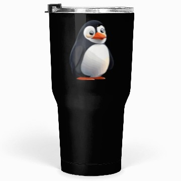 Discover Cute cartoon penguin Tumblers 30 Oz