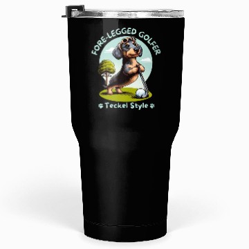 Discover Cute Teckel, dachshund lover and golfers Tumblers 30 Oz