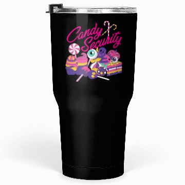 Discover Candy Security Mom Dad Matching Birthday Costume Tumblers 30 Oz
