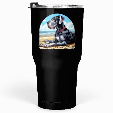 Discover Great Dane On The Beach Tumblers 30 Oz