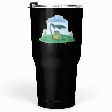 Discover Frog on a rainy day Tumblers 30 Oz