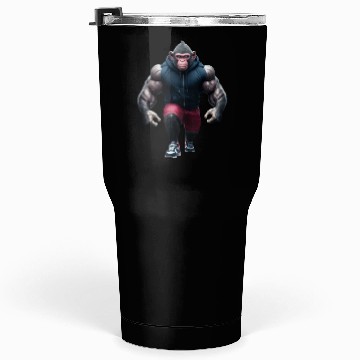 Discover "Prime Ape: The Muscular Monkey" Tumblers 30 Oz