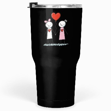 Discover Stick Figure Lesbian Lovers Love is Love Tumblers 30 Oz