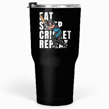 Discover Eat Sleep Cricket Repeat Tumblers 30 Oz
