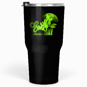 Discover Earth day black bg Tumblers 30 Oz