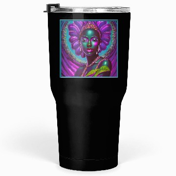Discover African Goddess Violet Nurturing Me - 1 Tumblers 30 Oz