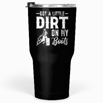Discover Funny Western Riding Horse Barrel Racing Tumblers 30 Oz
