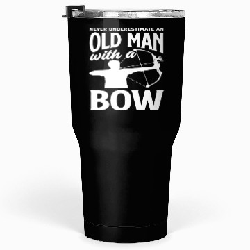 Discover Old Man Archery Bow Tumblers 30 Oz