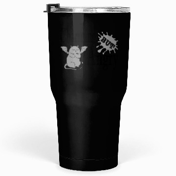 Discover Charming but angry little devil cat funny quote Tumblers 30 Oz