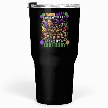 Discover Mardi Gras Tumblers 30 Oz, Beads Masks And Joy Yes It's My