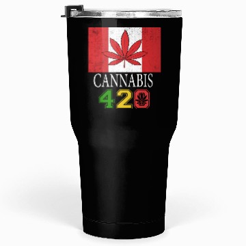 Discover Comical 420 Celebrate Herb Weed Marijuana Design Tumblers 30 Oz