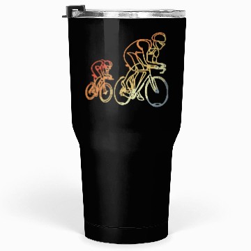 Discover Cycling Retro Style Tumblers 30 Oz