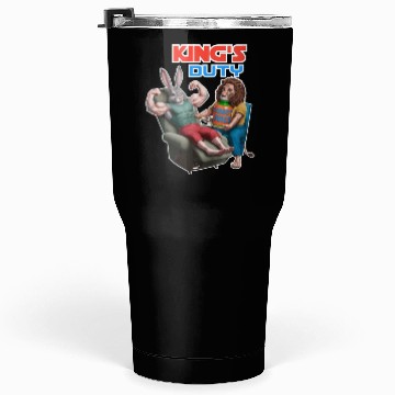 Discover "Royal Rabbit: A Majestic Monarch's Journey" Tumblers 30 Oz