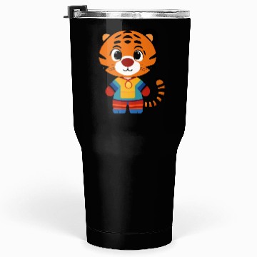 Discover Cute tiger Tumblers 30 Oz