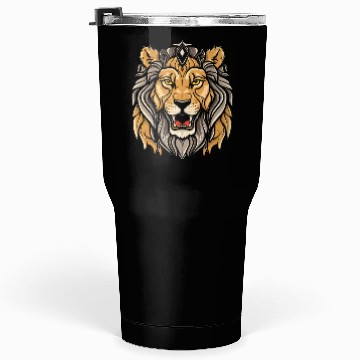 Discover Lion head premium Tumblers 30 Oz design