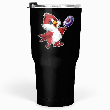Discover Cardinal Frisbee Fun: Vibrant Cardinal Design for Tumblers 30 Oz