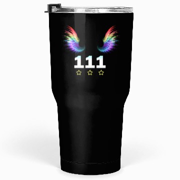 Discover 111 Angel Number pattern Tumblers 30 Oz
