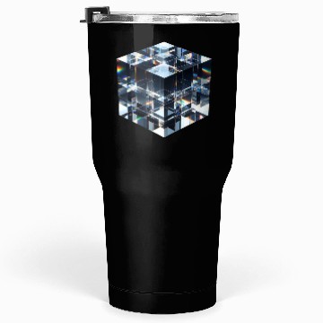 Discover Abstract Crystal Cubes Tumblers 30 Oz