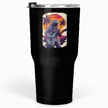 Discover Astronaut Guitar Player Space Music Lover Tumblers 30 Oz