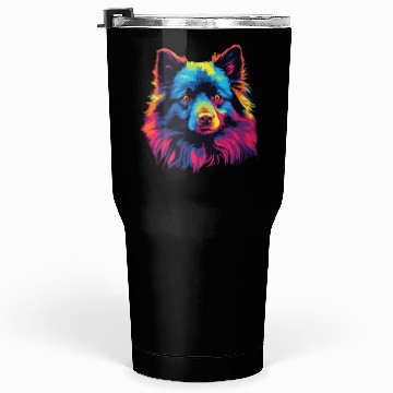 Discover Watercolor Colorful Schipperke Tumblers 30 Oz