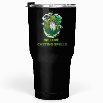 Discover We Love Casting Spells Shadow Wizard Money Gang Tumblers 30 Oz