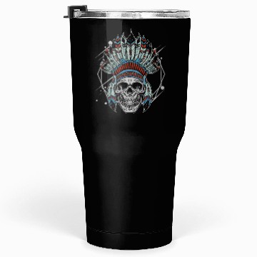 Discover Indigenous Native American Skull Head Tumblers 30 Oz