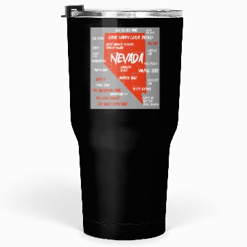 Discover Nevada map design Tumblers 30 Oz