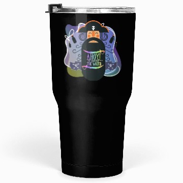 Discover Vector Cute Ahoy ! Let's Trouble The Sea Pirate Tumblers 30 Oz