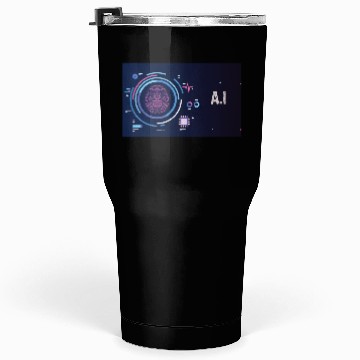 Discover Futuristic AI Design Tumblers 30 Oz