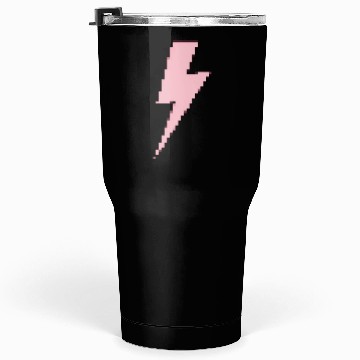 Discover Retro pixels pink lightning bolt Tumblers 30 Oz