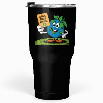 Discover Reduce, Reuse, Recycle Earth day - April 22 Tumblers 30 Oz