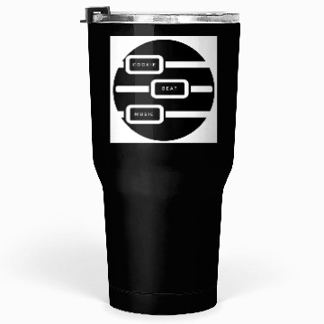 Discover Cookie Beat Circle Logo Tumblers 30 Oz