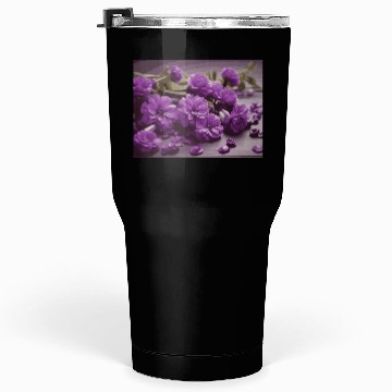 Discover Purple Petals Tumblers 30 Oz