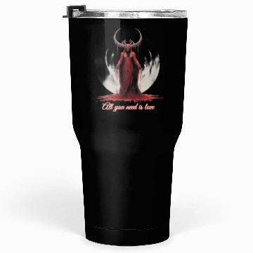 Discover All You Need Is Love - Baphomet Tumblers 30 Oz