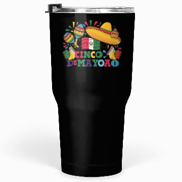 Discover Cinco de Mayo: Mexican Flag Design Tumblers 30 Oz