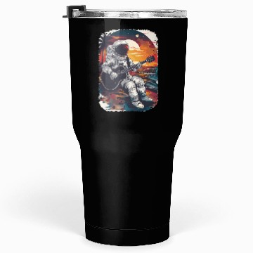Discover Astronaut Guitar Player Space Music Lover Tumblers 30 Oz
