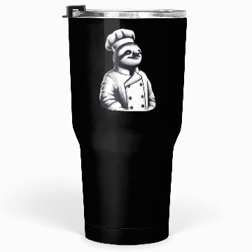 Discover Proud Sloth Chef: Master of the Kitchen Tumblers 30 Oz